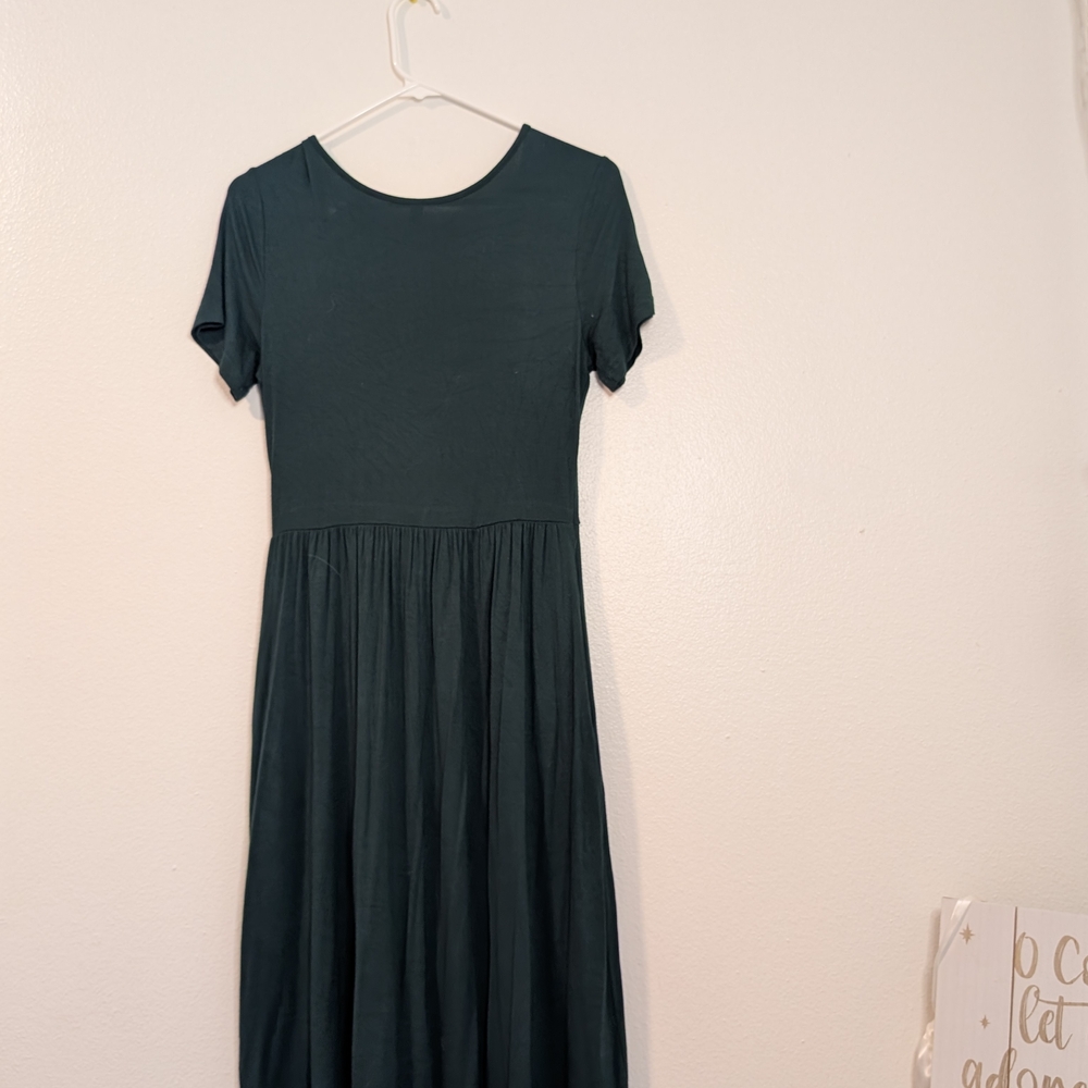 Green Women's Dress - Picture 2 of 6